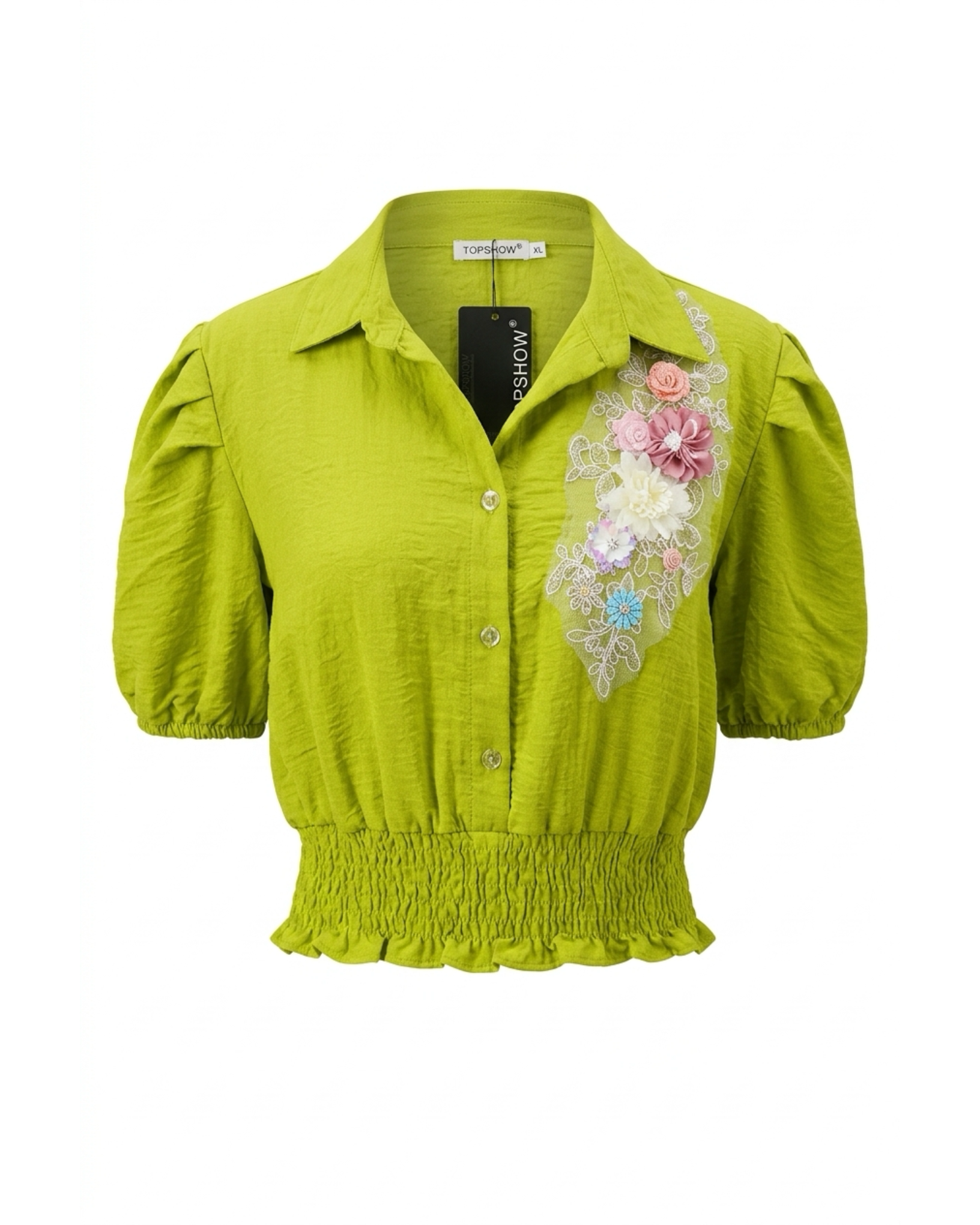 Cropped Linen Shirt