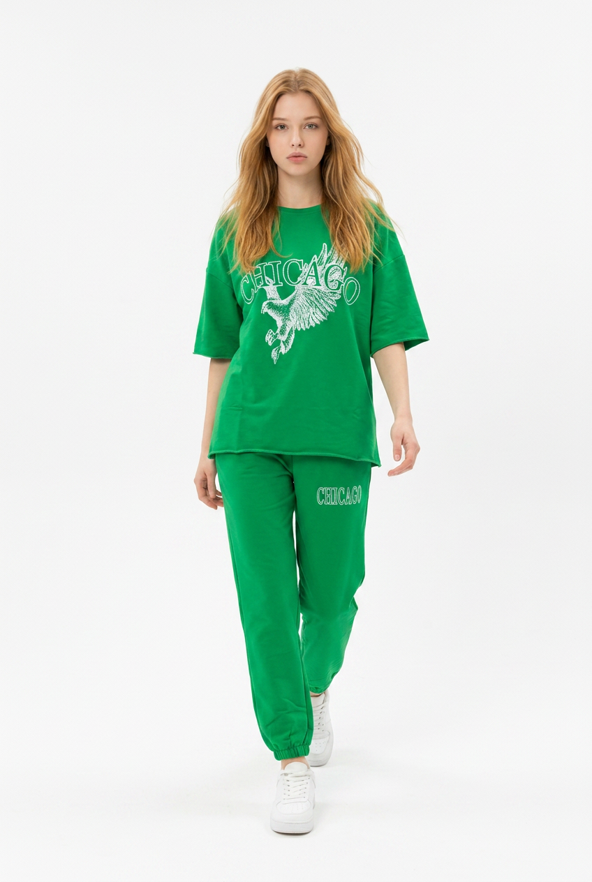 Oversize Cotton Set Sportswear