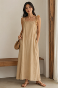 Linen Dress Non Stretched