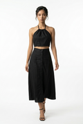 Linen Set Top & Skirt