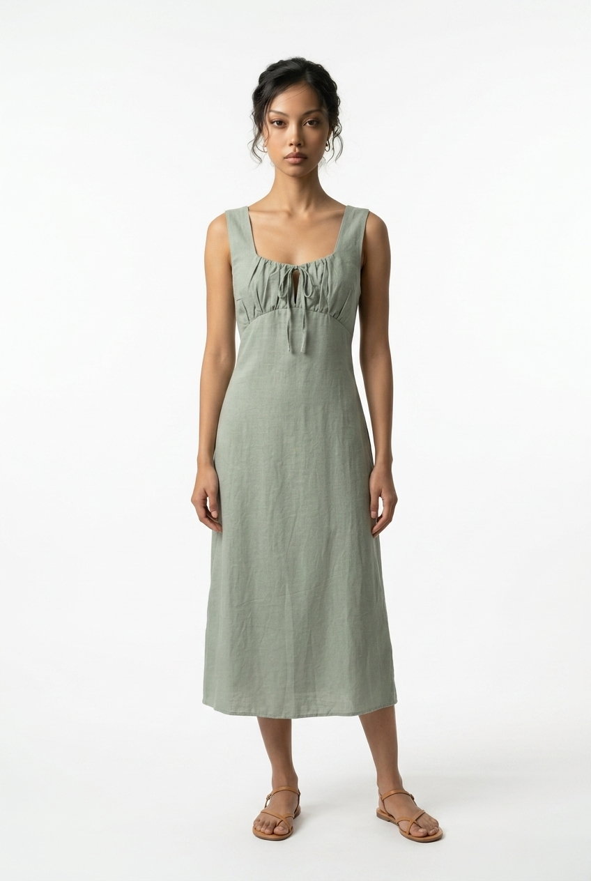 Linen Dress No Stretch