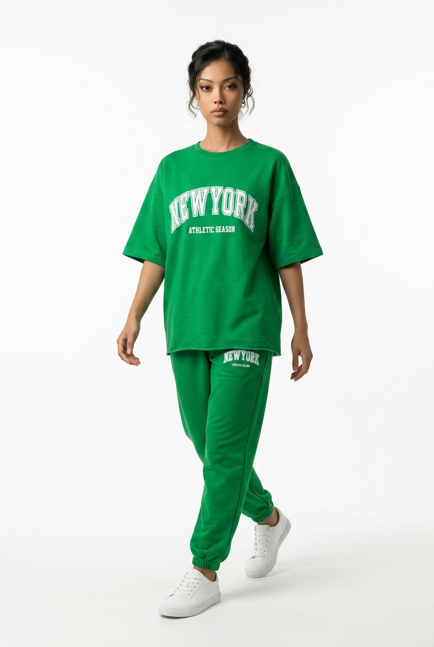 Oversize Cotton Set Sportswear